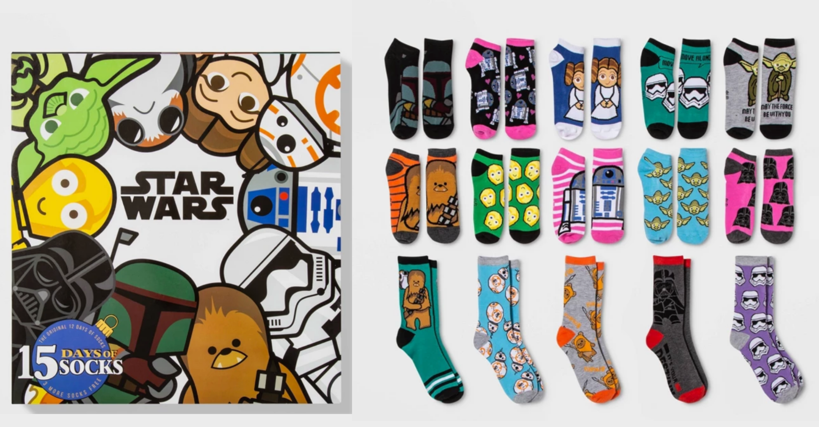 Target Is Selling Star Wars Sock Advent Calendars So The Force Can Be With  You This Holiday Season Kids Activities Blog