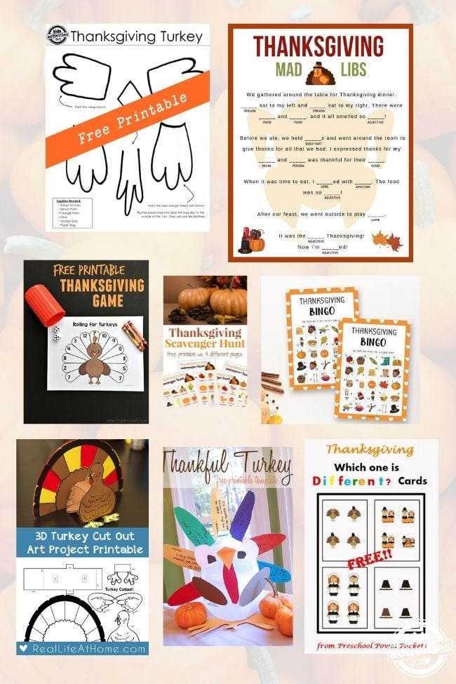 60+ Free Thanksgiving Printables - Holiday Decor, Kids Activities ...