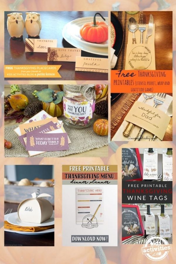 60+ Free Thanksgiving Printables - Holiday Decor, Kids Activities ...