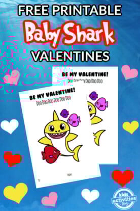 Free Printable Baby Shark Valentines Kids Activities Blog