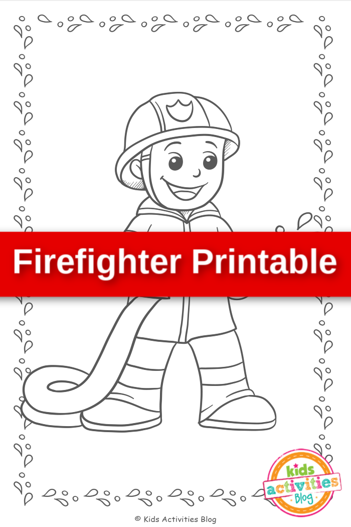 Firefighter Printable Kids Activities Blog Firefighter Printable Kids Activities Blog