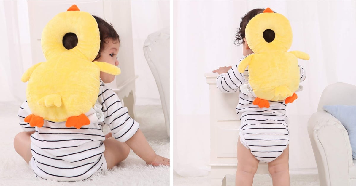 These Animal Shaped Backpacks Protects Babies Heads If They Fall Over
