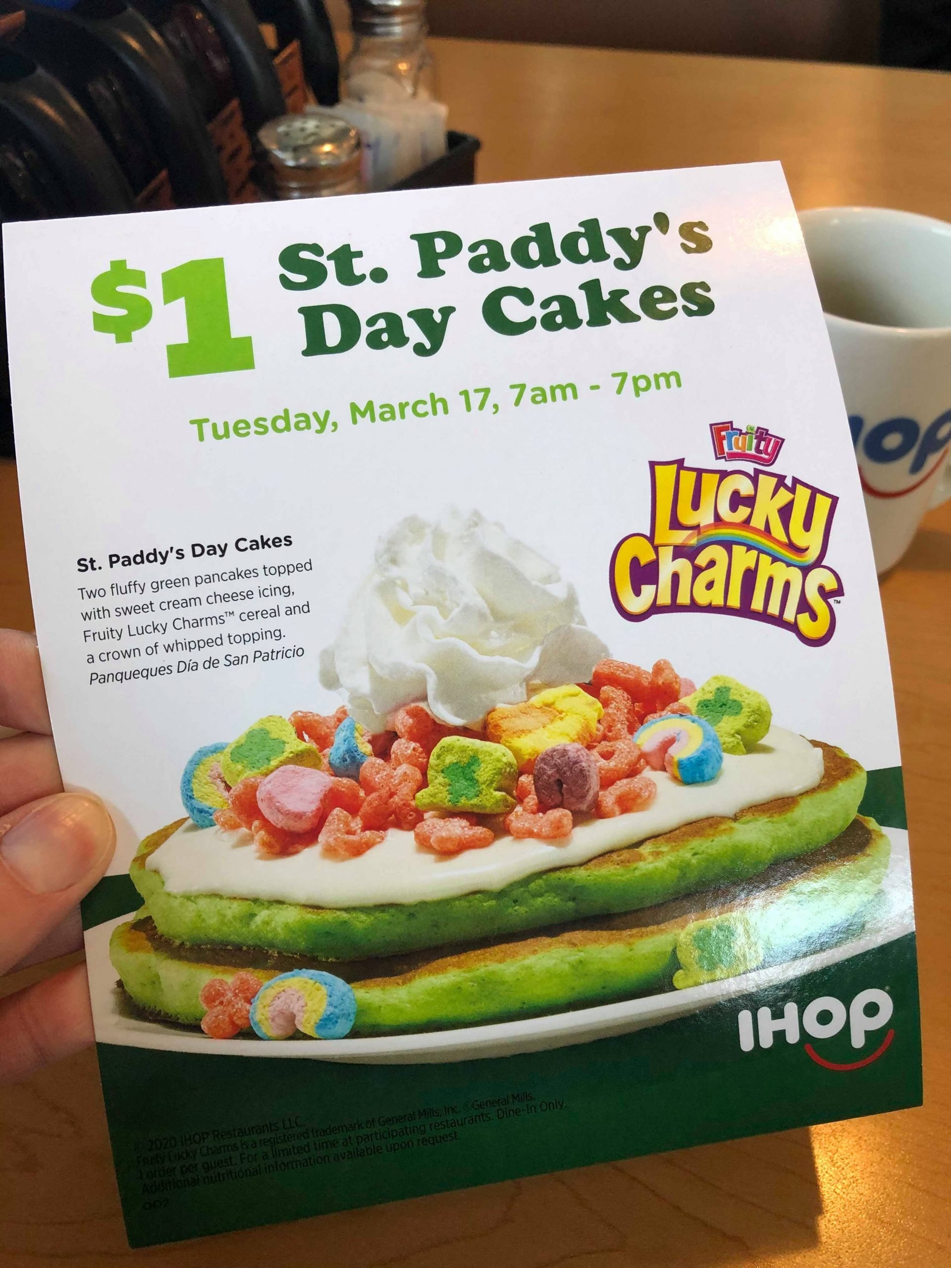 Tuesday Is 1 St. Paddy's Day Pancakes at IHOP Kids Activities Blog