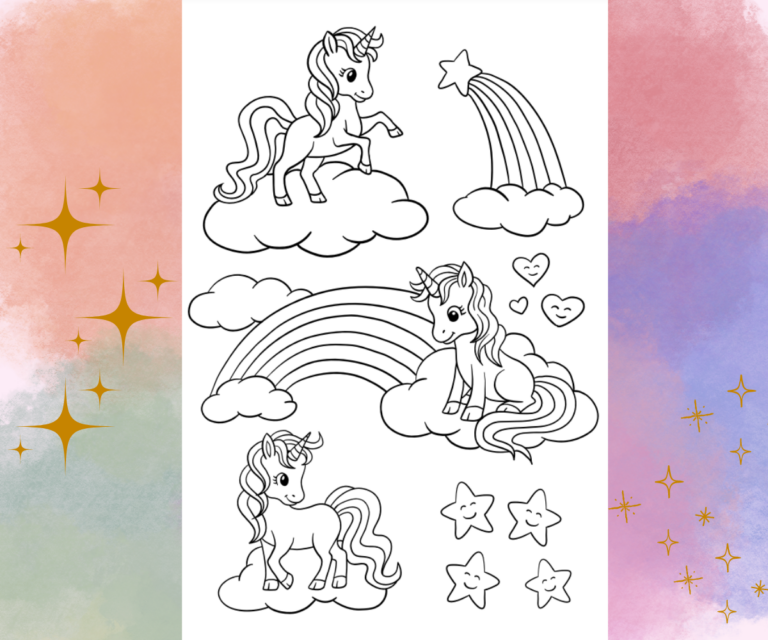 Free Printable Unicorn Printable For Kids To Color | Kids Activities Blog