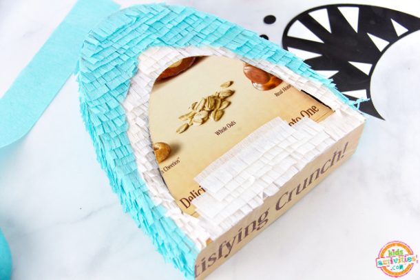 Shark Pinata Tutorial How to Make a Shark Piñata Out of a Cereal Box | Kids Activities Blog