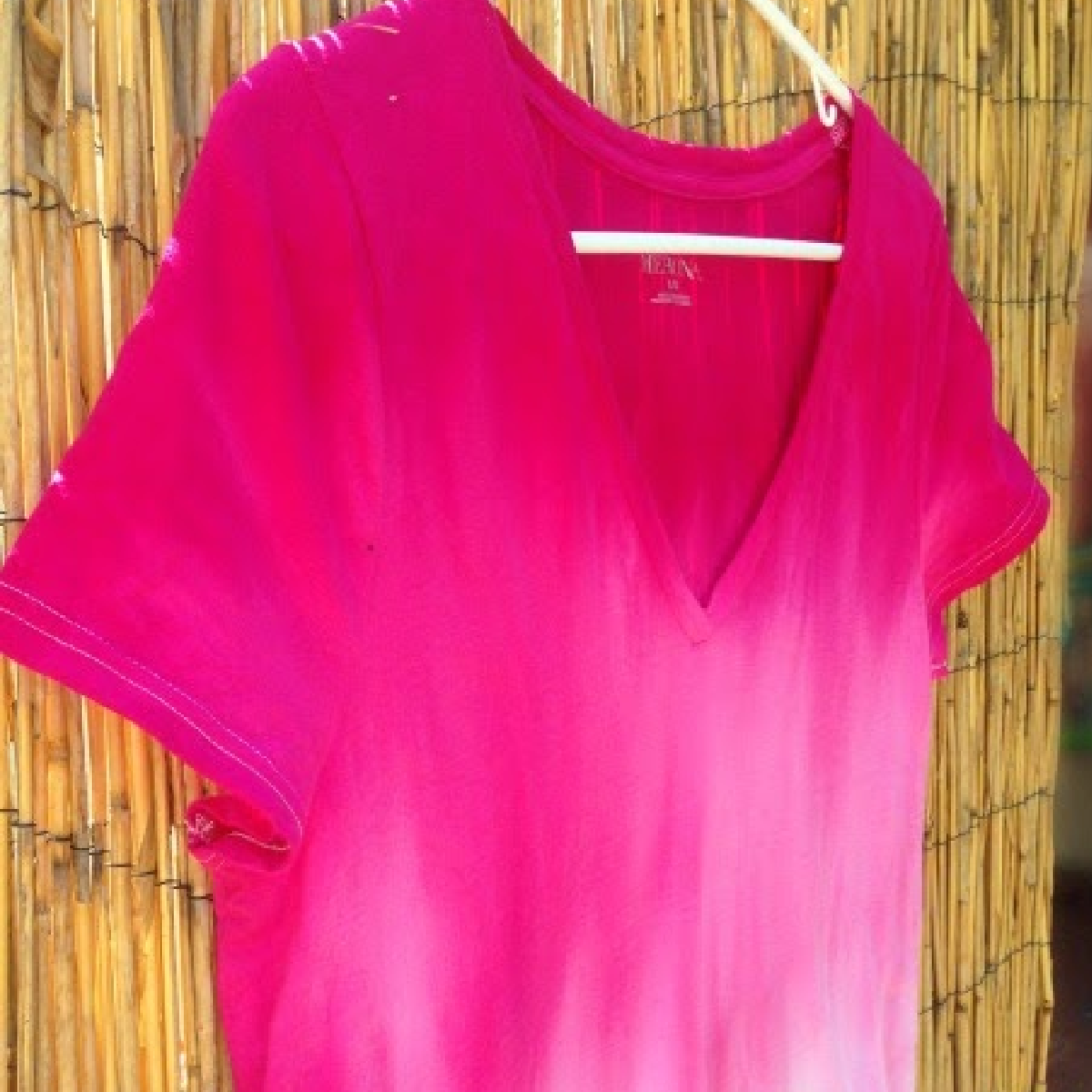 Tie Dye Craft- pink and white shirt - Kids activities Blog