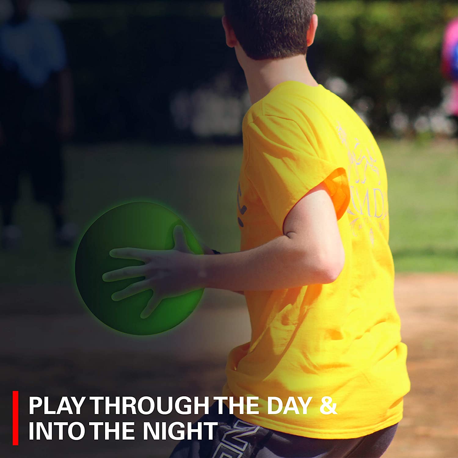 This Glow In The Dark Kickball Set Is Perfect For Night Games and Your