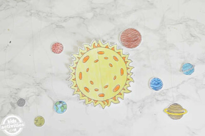 Solar System Model for Kids (Printable Templates) • Kids Activities Blog