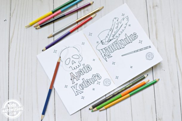 Make Your Own Harry Potter Spell Book with Free Printables | Kids ...