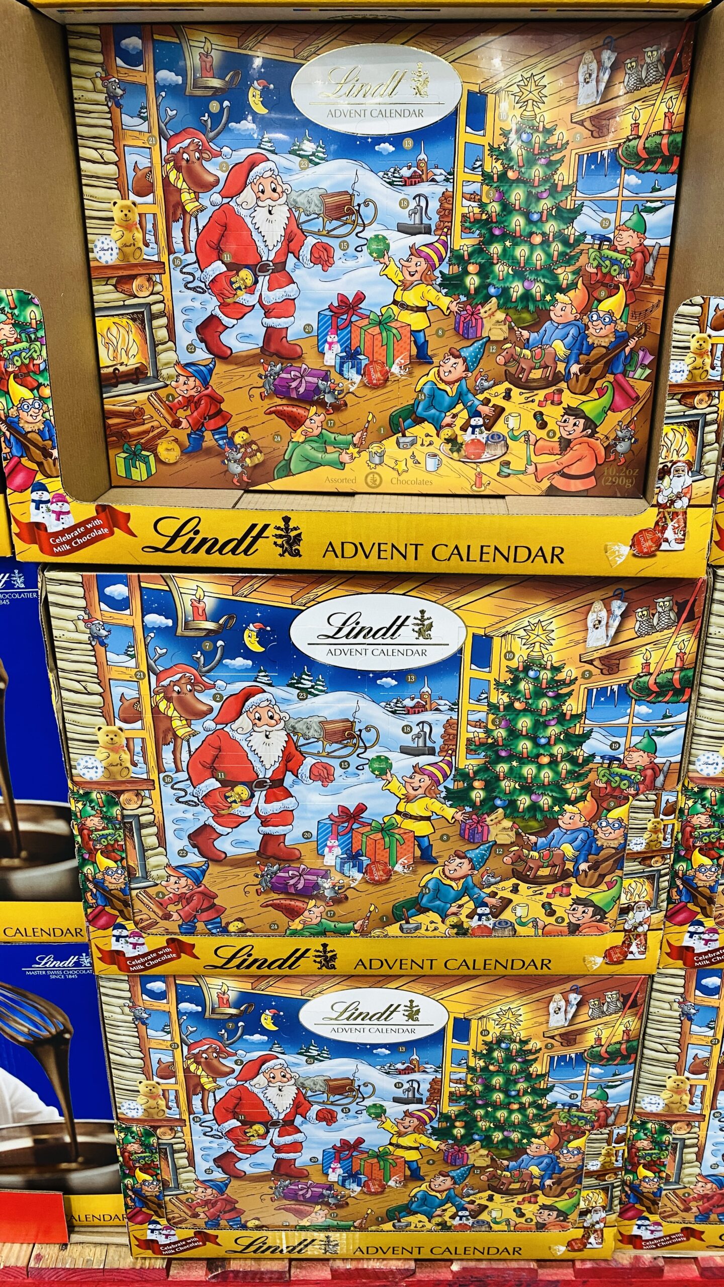 Costco Is Selling A Lindt Advent Calendar Filled With Assorted Chocolates  and I'm On My Way Kids Activities Blog