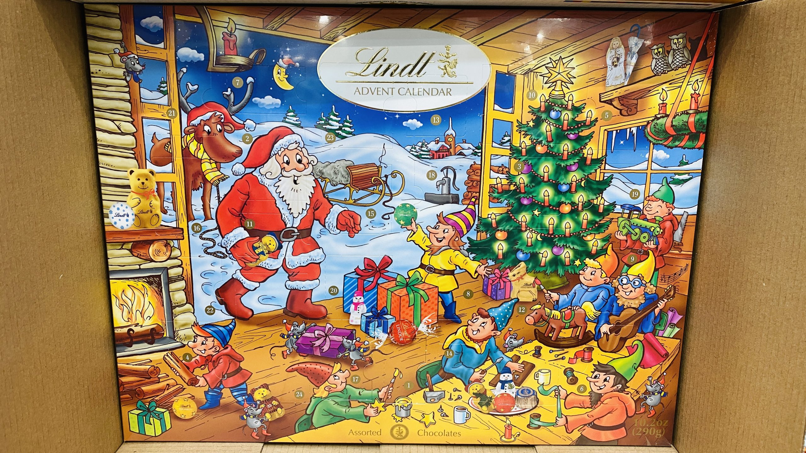 Costco Is Selling A Lindt Advent Calendar Filled With Assorted Chocolates  and I'm On My Way Kids Activities Blog