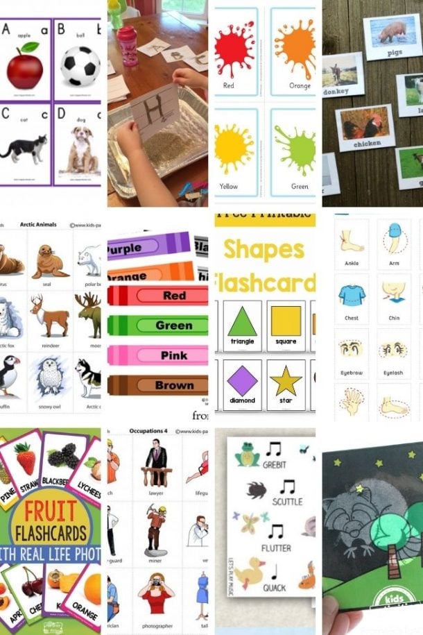 50+ Printable Flashcards &amp; Awesome Ways to Use Them | Kids Activities Blog