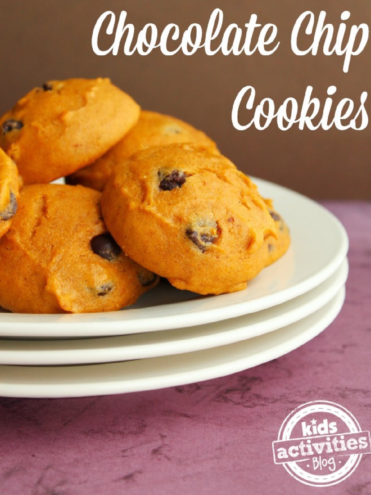 Pumpkin Recipes- chocolate pumpkin cookies on a plate- kids activities blog