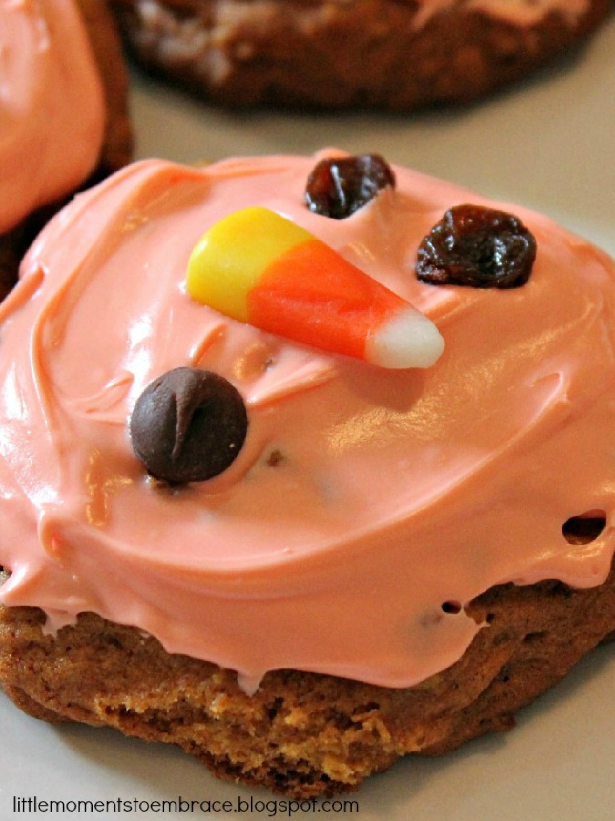 Pumpkin Recipe- decorated candy pumpkin cookies- Kids Activities Blog