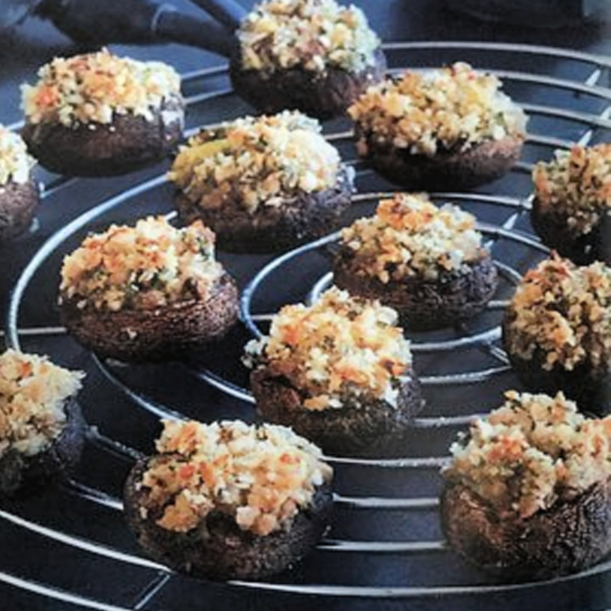 Mandalorian food- stuffed mushrooms constable's caps- Kids Activities Blog