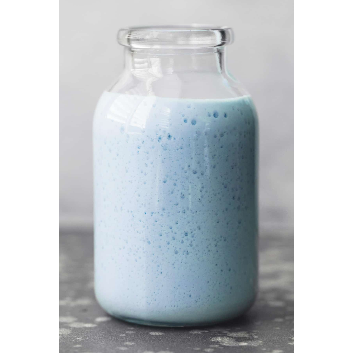 Mandalorian food- blue milk in a jar- Kids Activities Blog