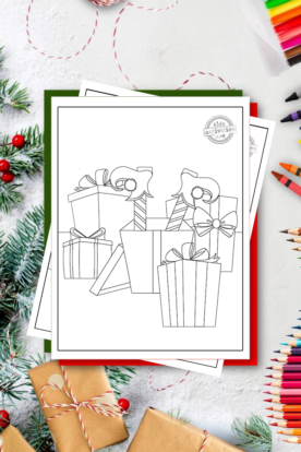 35+ Best Festive & Free Printable Christmas Coloring Pages for Kids | KAB