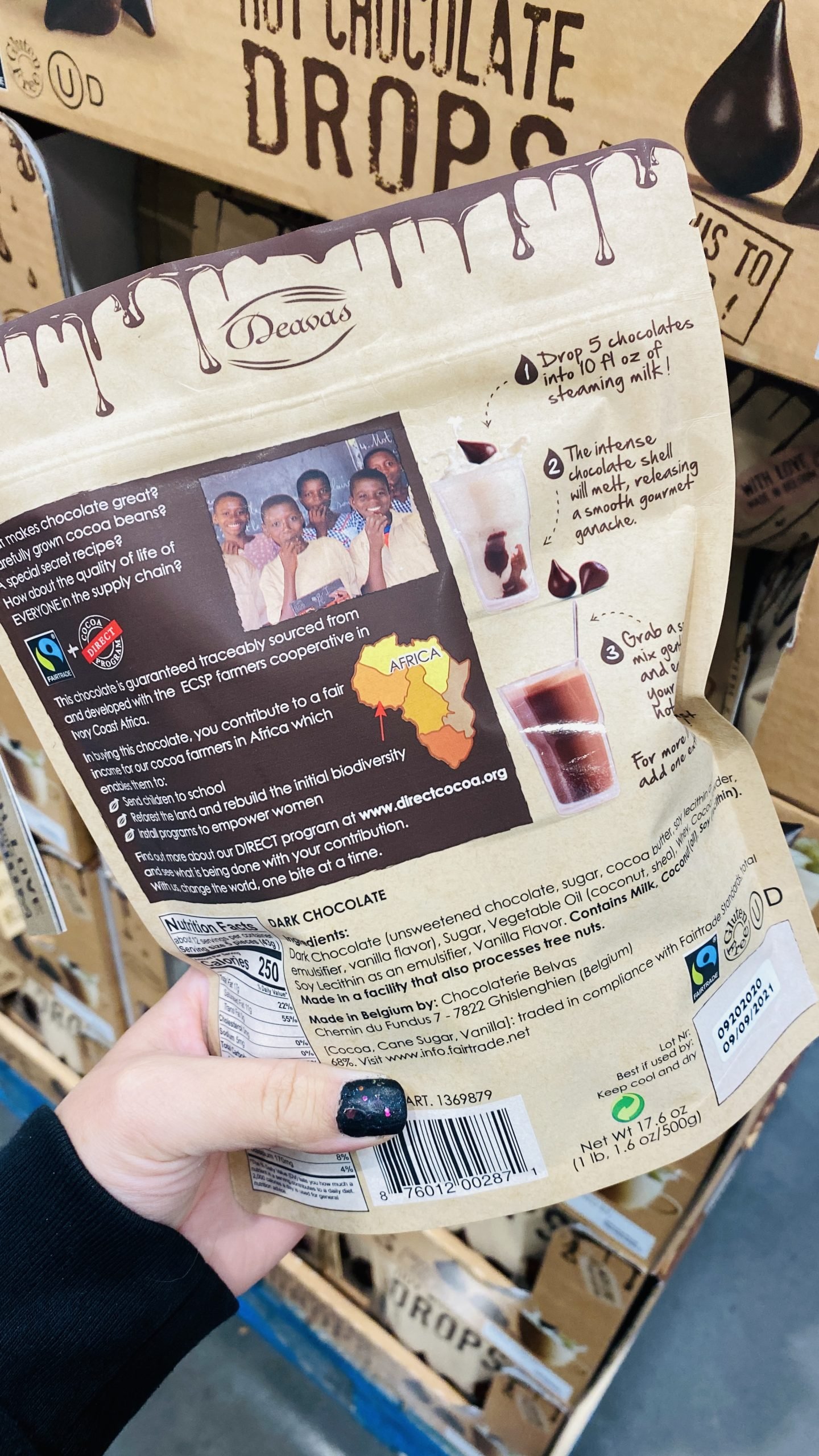 Costco Is Selling Hot Chocolate Drops You Melt In A Hot Milk For The