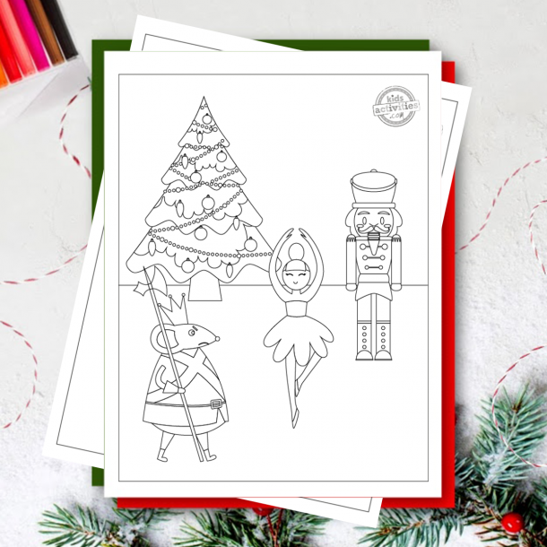 Free Printable: Magical Nutcracker Coloring Pages For Kids