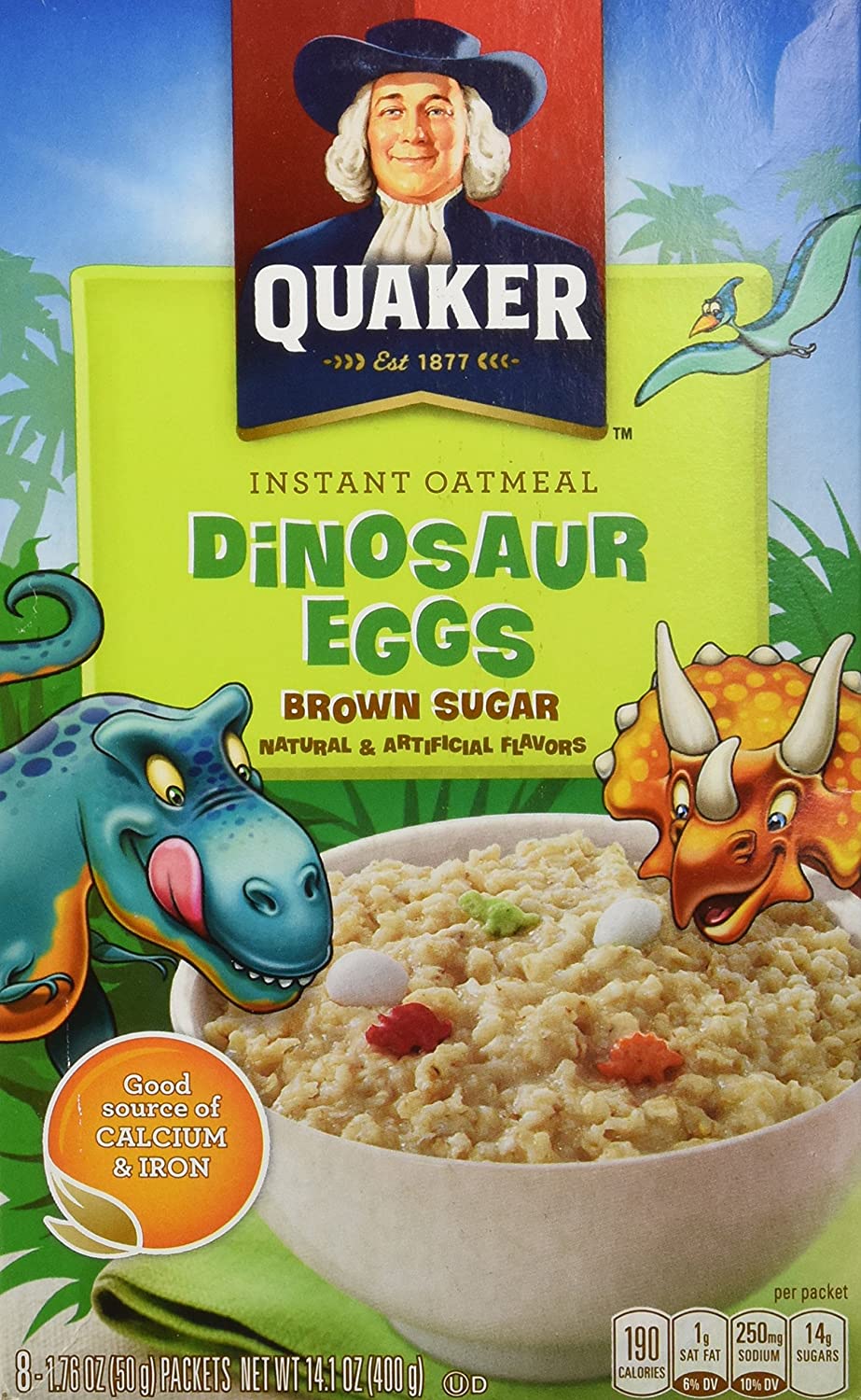 Dinosaur Oatmeal Exists and It's The Cutest Breakfast For The Kids Who