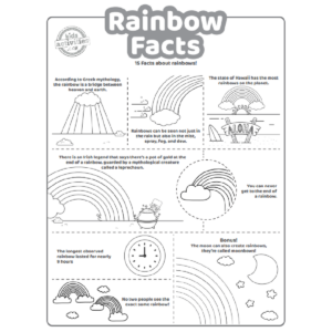 Fun Rainbow Facts For Kids To Print and Learn | Kids Activities Blog