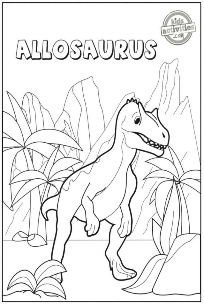 Allosaurus Dinosaur Coloring Pages For Kids Kids Activities Blog Allosaurus Dinosaur Coloring Pages For Kids Kids Activities Blog