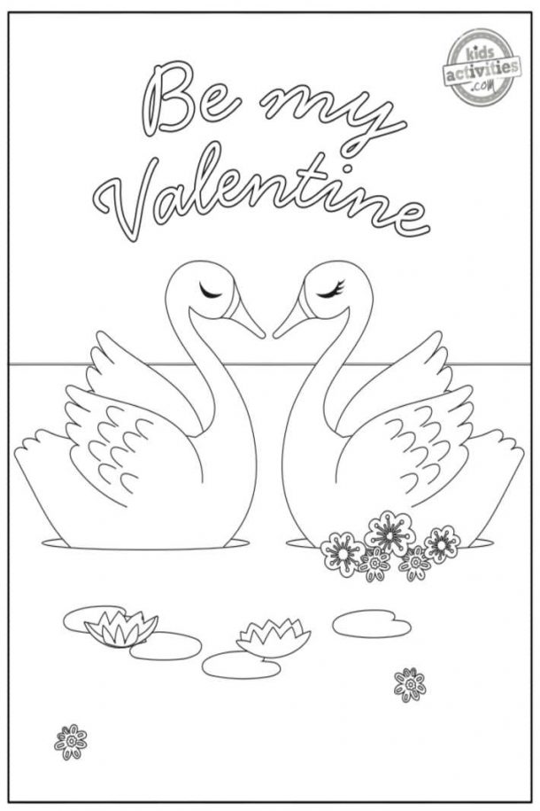 Be my Valentine Coloring Pages | Kids Activities Blog