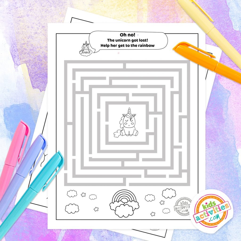 unicorn coloring pages