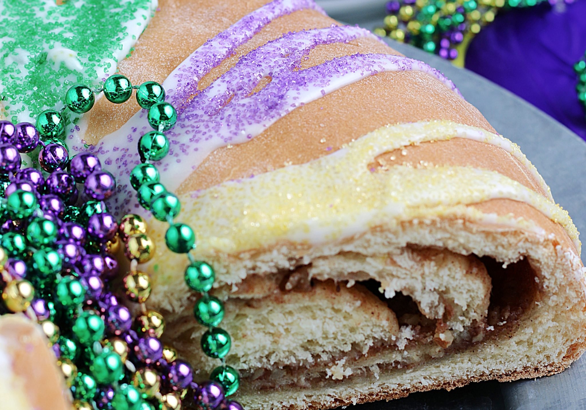 Quick And Easy King Cake Recipe For Mardi Gras