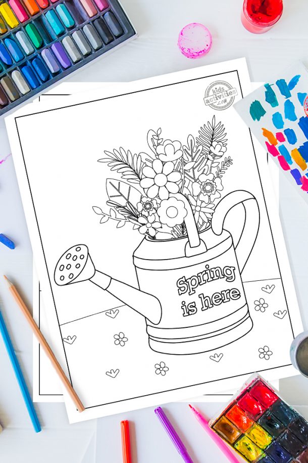 Hello Spring Coloring Pages To Welcome Spring Season Kids Activities Blog Hello spring coloring pages to welcome spring season kids activities blog