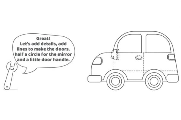 How to Draw a Car Easy Tutorial (Printable) • Kids Activities Blog