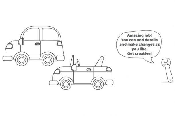 How to Draw a Car Easy Tutorial (Printable) • Kids Activities Blog
