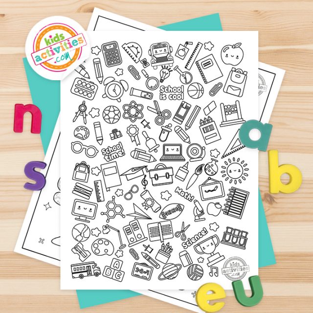Funnest 100th Day of School Coloring Pages Kids Activities Blog