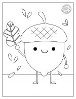 Free Printable Acorn Coloring Pages | Kids Activities Blog
