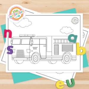 Free Printable Fire Truck Coloring Pages | Kids Activities Blog