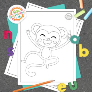 Free Printable Monkey Coloring Pages | Kids Activities Blog
