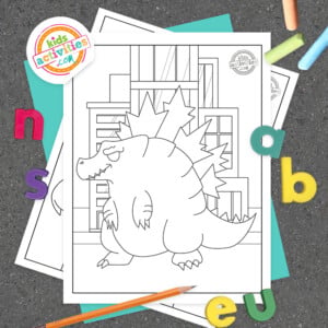 Free Printable Godzilla Coloring Pages | Kids Activities Blog