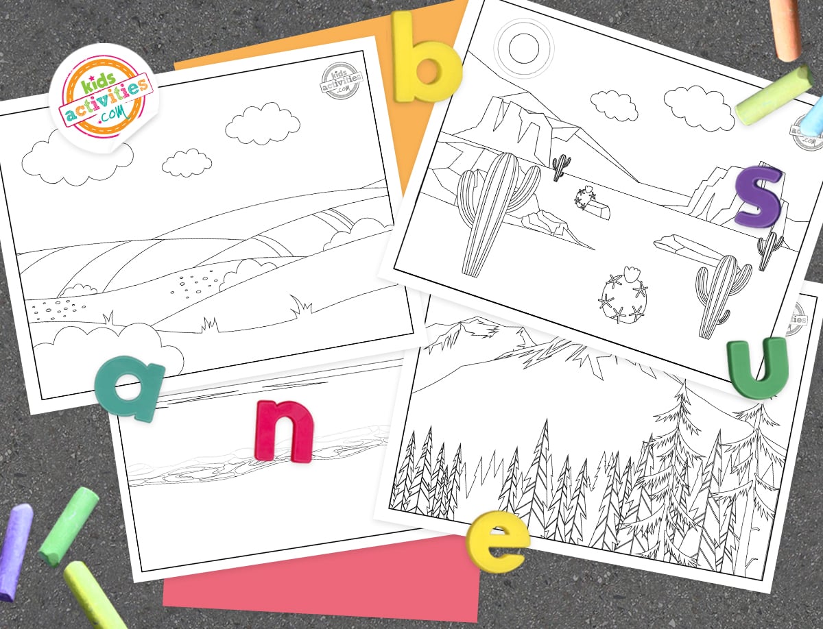 Printable Landscape Coloring Pages For Kids | Kids Activities Blog