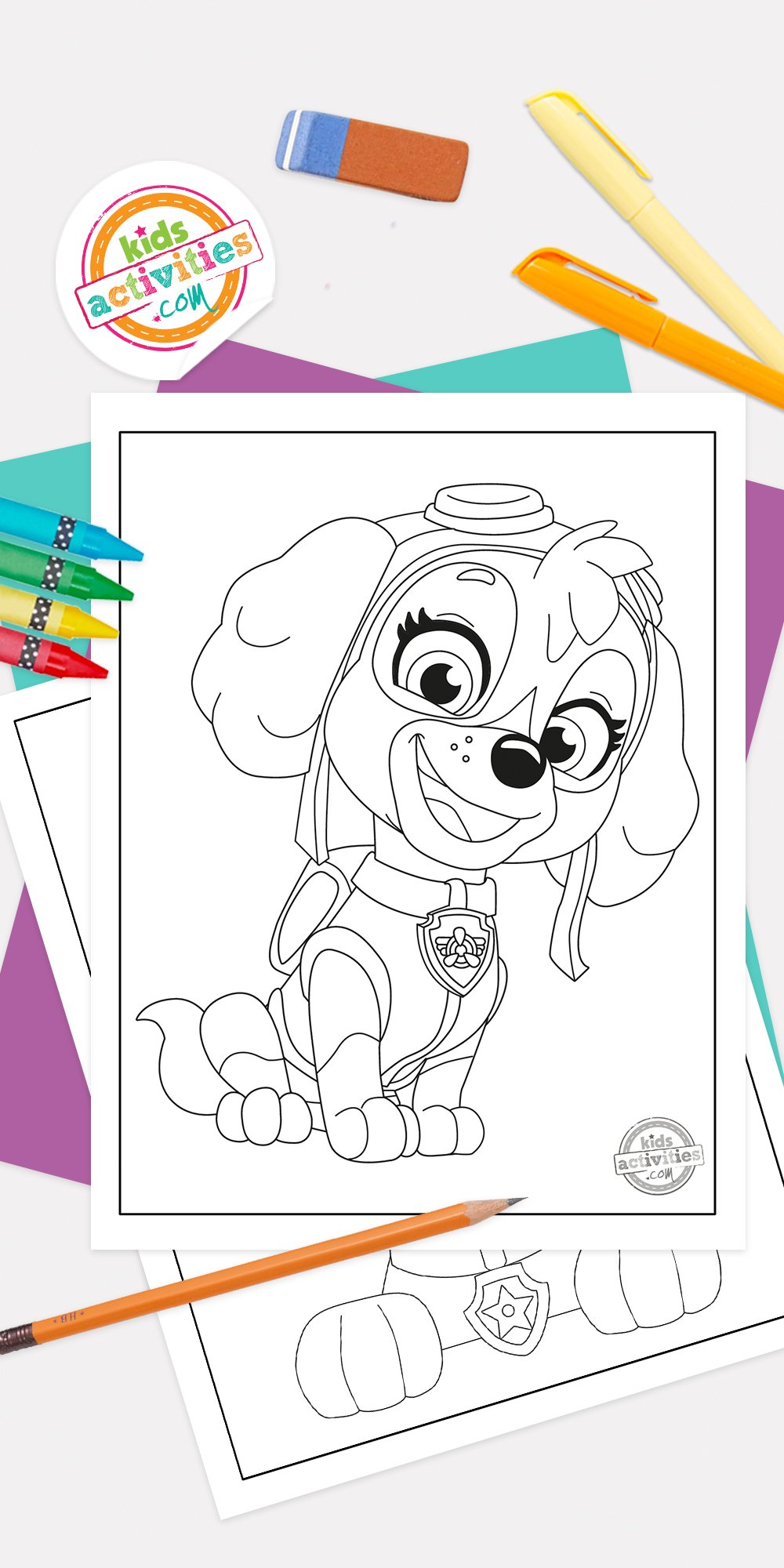 Free Printable Paw Patrol Coloring Pages | Kids Activities Blog