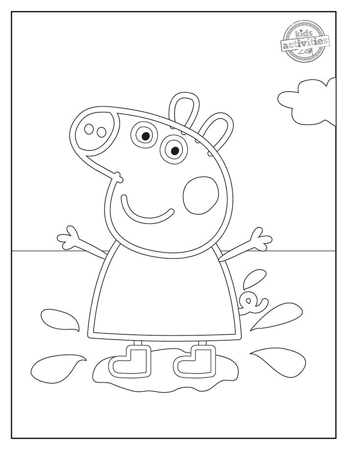 Free Printable Peppa Pig Coloring Pages Kids Activities Blog