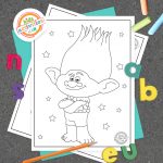 Free Printable Trolls Coloring Pages for Kids | Kids Activities Blog
