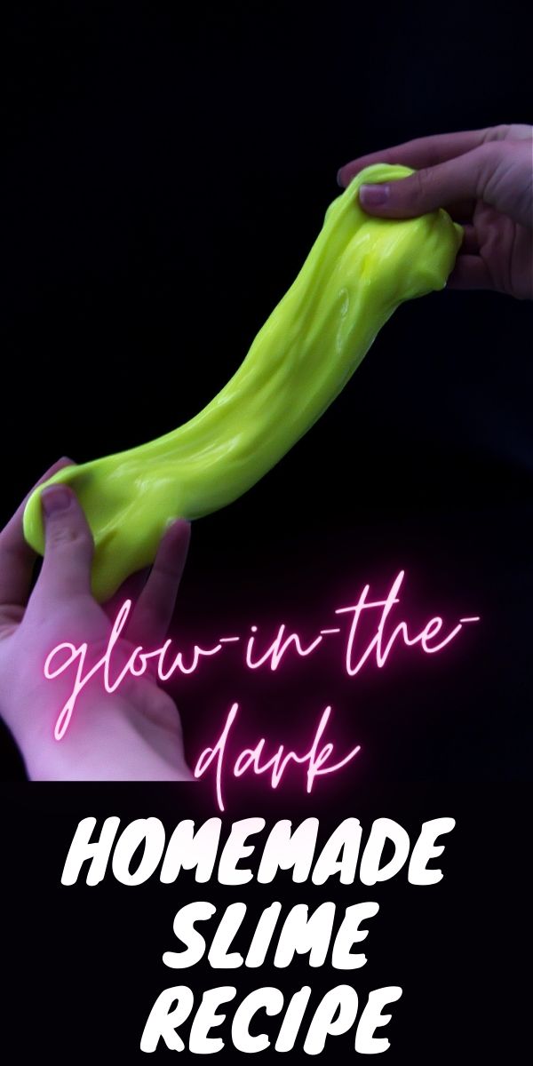 How to Make Glow in the Dark Slime the Easy Way | Kids Activities Blog