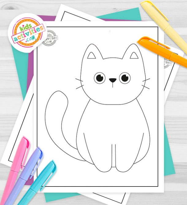 Free Printable Black Cat Coloring Pages | Kids Activities Blog
