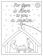 Free Printable Christian Christmas Coloring Pages | Kids Activities Blog