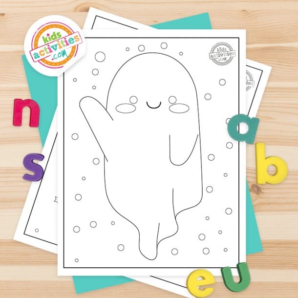 Cutest Friendly Ghost Coloring Pages for Kids | Kids Activities Blog