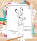 Free Printable Zootopia Coloring Pages | Kids Activities Blog