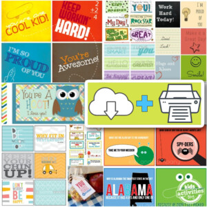 65 Free Printable Lunchbox Notes To Brighten Your Kid's Day | Kids ...
