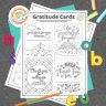 Printable Gratitude Quote Cards for Kids Coloring Pages | Kids ...