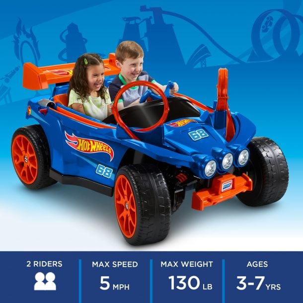 You Can Get Your Kids A Ride-On Hot Wheels Car That'll Make Them Feel