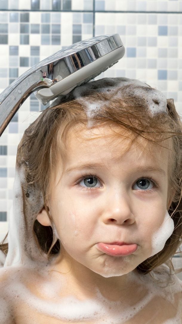 Kids Using Shower How Often Should Kids Shower? Here's What The Experts Have To Say. Kids ...